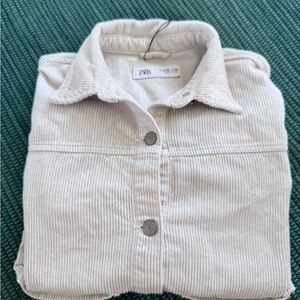 Zara Cream Corduroy Jacket